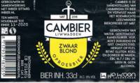 Brouwerij De Kroon Op Leeuwarden, Cambier Oproerbier Zwaar Blond