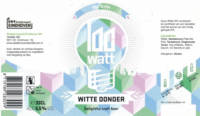 100 Watt Brewery, Witte Donder White IPA