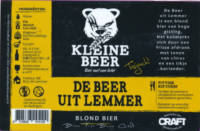 Kleine Beer Brouwerij, De Beer Uit Lemmer Blond Bier