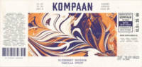 Kompaan Dutch Craft Beer Company, Blueberry Bourbon Vanilla Stout