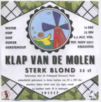 De Molengraaf Brouwerij, Klap Van De Molen Sterk Blond