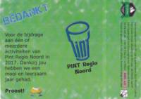 Rockin' Ludina Brewery, Bedankt Pint Regio Noord Rockin' Ludina Brewery, Bedankt Pint Regio Noord