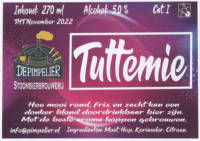 Stoombierbrouwerij De Pimpelier, Tuttemie Stoombierbrouwerij De Pimpelier, Tuttemie