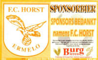 Burg Bier Brouwerij, Sponsorbier F.C. Horst Ermelo