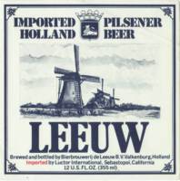 Brouwerij De Leeuw (Valkenburg), Leeuw Imported Holland Pilsener Beer