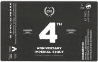 Brouwerij Halve Tamme, 4th Anniversary Imperial Stout
