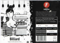 Brouwerij Frontaal, Billiard Imperial Coffee Oatmeal Stout
