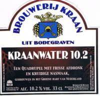 Brouwerij Kraan (Bodegraven), Kraanwater 10.2