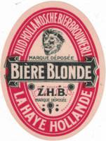 Zuidhollandse Bierbrouwerij (ZHB), Bière Blonde