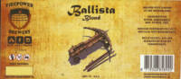 Fire Power Brewery, Ballista Blond