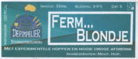 Stoombierbrouwerij De Pimpelier, Ferm... Blondje Stoombierbrouwerij De Pimpelier, Ferm... Blondje