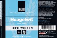 Groningse Bierbrouwerij, Grunn Hoagelwit Hefe Weizen