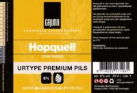Groningse Bierbrouwerij, Grunn Hopquell Urtype Premium Pils