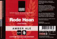 Groningse Bierbrouwerij, Grunn Rode Hoan Amber Ale