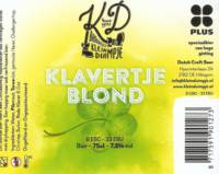 Brouwerij Klein Duimpje, Klavertje Blond