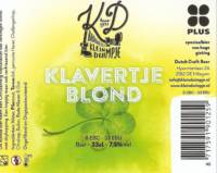 Brouwerij Klein Duimpje, Klavertje Blond