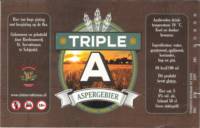 Bierbrouwerij Sint Servattumus, Triple A Aspergebier