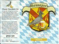 Buitenlandse bieren voor Nederlandse markt (etiket Nederlandse plaatsnaam), Genneper De Toertel Weisse