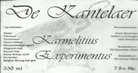 Brouwerij De Kantelaer, Karmelitus Experimentus