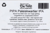 Stadsbrouwerij Jongens van De Wit, PIPA Paleiskwartier IPA