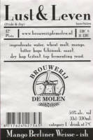 Brouwerij De Molen, Lust & Leven Mango Berliner Weisse - ish