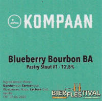 Kompaan Dutch Craft Beer Company, Blueberry Bourban BA