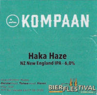 Kompaan Dutch Craft Beer Company, Haka Haze