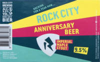 Rock City Brewing, Anniversary Beer Imperial Maple Stout