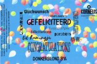 Stadsbrouwerij Cornelis, Gefeliciteerd Donkerblond