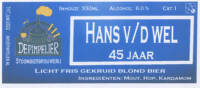 Stoombierbrouwerij De Pimpelier, Hans v/d Wel 45 Jaar
