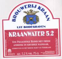 Brouwerij Kraan (Bodegraven), Kraanwater 5.2