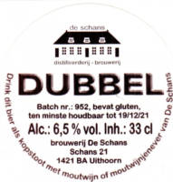 Bierbrouwerij De Schans, Dubbel