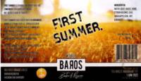 Baros Bier, First Summer Witbier