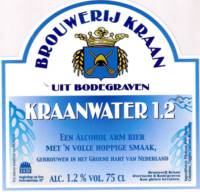 Brouwerij Kraan (Bodegraven), Kraanwater 1.2