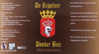 Microbrouwerij De Rijpelaer, Donker Bier Broedersbos