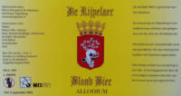 Microbrouwerij De Rijpelaer, Blond Bier Allodium