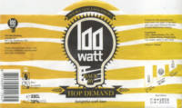 100 Watt Brewery, Back By Hop Demand Double New England IPA