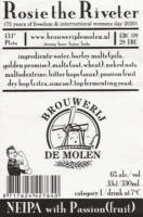 Brouwerij De Molen, Rosie the Riveter NEIPA With Passion(fruit)