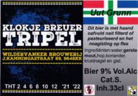 Wildervanker Brouwerij, Klokje Breuer Tripel Wildervanker Brouwerij, Klokje Breuer Tripel