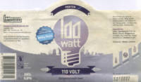 100 Watt Brewery, 110 Volt Porter