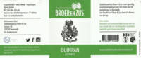 Stadsbrouwhuis Broer & Zus, Duinpan Lentebier Stadsbrouwhuis Broer & Zus, Duinpan Lentebier
