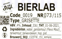 Brouwerij Stijl, Bierlab Grisette