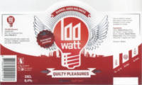 100 Watt Brewery, Quilty Pleasures Barrel Aged Holiness