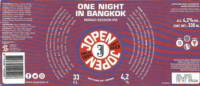 Jopen B.V., One Night In Bangkok Mango session IPA