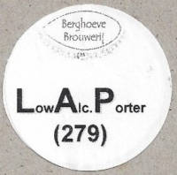 Berghoeve Brouwerij, Low Alc. Porter (279)