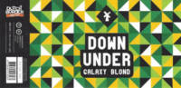 Dutch Border Craft Beer, Down Under Galaxy Blond