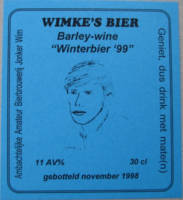 Amateurs, Wimke's Barley-wine Winterbier