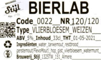 Brouwerij Stijl, Bierlab Vlierbloesem Weizen