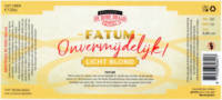 Brouwerij De Rode Draad, Fatum Onvermijdelijk! Licht Blond Brouwerij De Rode Draad, Fatum Onvermijdelijk! Licht Blond