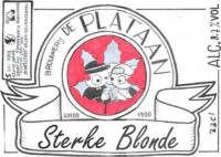 Brouwerij De Plataan, Sterke Blonde Brouwerij De Plataan, Sterke Blonde